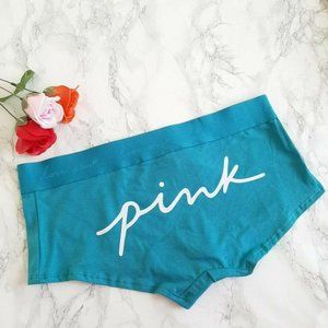 PINK VS LOGO BOYSHORT Blue PANTY